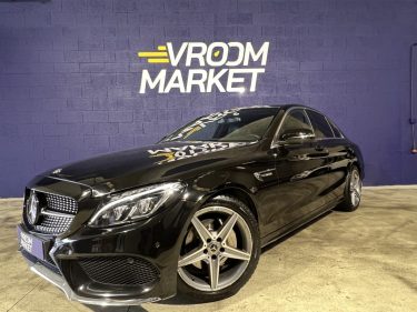 MERCEDES CLASSE C 220 D PACK AMG 9G-TRONIC - GPS - SUIVI FACTURES MERCEDES 185000KM