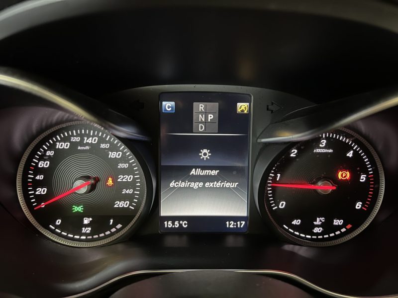 MERCEDES CLASSE C 220 D PACK AMG 9G-TRONIC - GPS - SUIVI FACTURES MERCEDES 185000KM