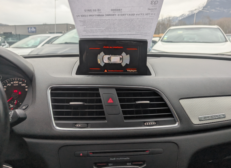 AUDI Q3 2.0 TDI 177CV QUATTRO S-TRONIC AMBITION LUXE TOIT OUVRANT PANORAMIQUE ECRAN GPS  2012