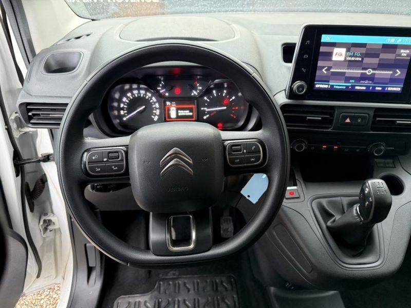 CITROEN BERLINGO M BLUEHDI 100 CAMERA CAR PLAY TVA RÉCUPÉRABLE  2021