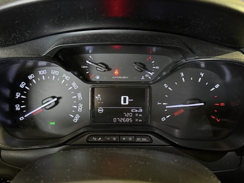 CITROEN C3 BLUEHDI 75cv - BVM - CAR PLAY - 73 000 klm 