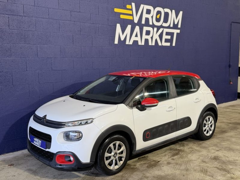 CITROEN C3 BLUEHDI 75cv - BVM - CAR PLAY - 73 000 klm 