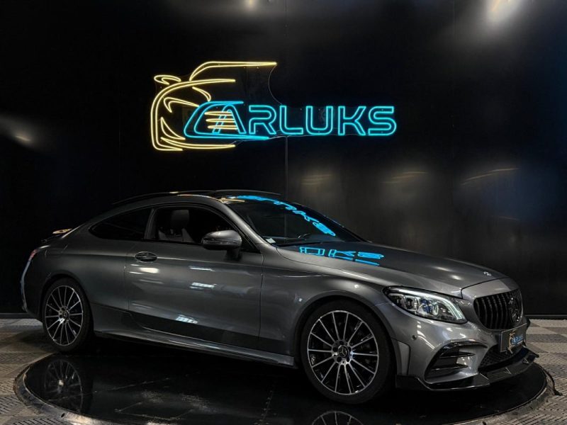 MERCEDES CLASSE C 220D AMG LINE 194 ch 9G-TRONIC / KIT C 63S + ACTIVE SOUND + BURMESTER / 