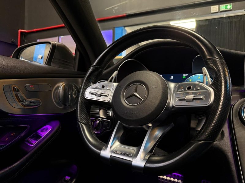 MERCEDES CLASSE C 220D AMG LINE 194 ch 9G-TRONIC / KIT C 63S + ACTIVE SOUND + BURMESTER / 