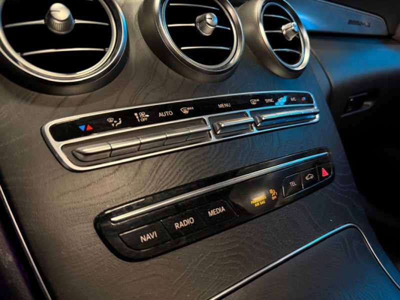 MERCEDES CLASSE C 220D AMG LINE 194 ch 9G-TRONIC / KIT C 63S + ACTIVE SOUND + BURMESTER / 