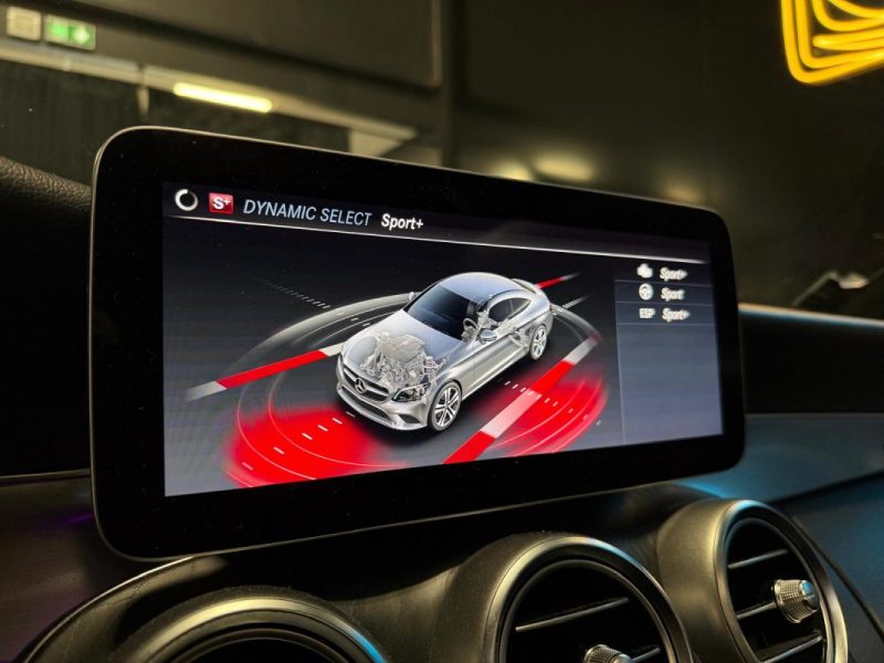 MERCEDES CLASSE C 220D AMG LINE 194 ch 9G-TRONIC / KIT C 63S + ACTIVE SOUND + BURMESTER / 