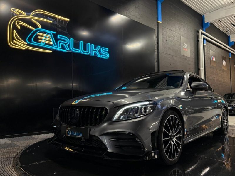 MERCEDES CLASSE C 220D AMG LINE 194 ch 9G-TRONIC / KIT C 63S + ACTIVE SOUND + BURMESTER / 