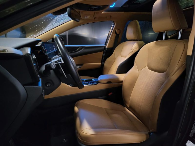 LEXUS NX 350H 244 ch LUXE 2WD / CUIR BEIGE + TOIT OUVRANT + 1ERE MAIN + SUIVI LEXUS / 