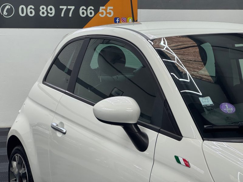 FIAT 500 GARANTIE 12 MOIS 1.2 69ch S PLUS GARANTIE 12 MOIS HISTORIQUE COMPLET 🇨🇵 