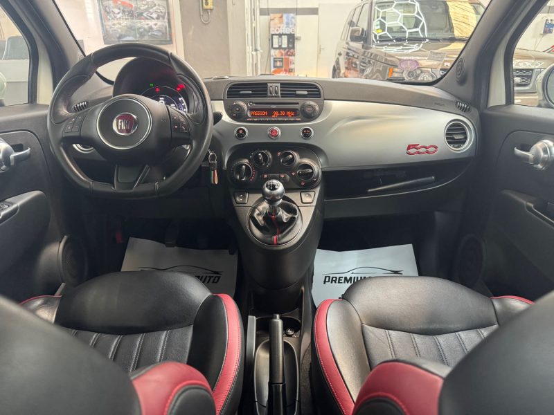 FIAT 500 GARANTIE 12 MOIS 1.2 69ch S PLUS GARANTIE 12 MOIS HISTORIQUE COMPLET 🇨🇵 