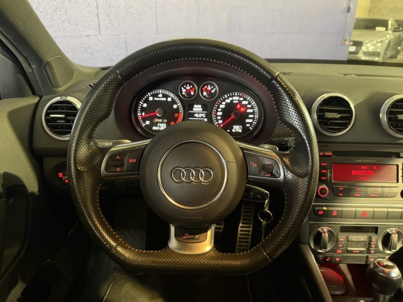 AUDI RS3 8P SPORTBACK 2.5 QUATTRO S-Tronic 340cv - BOSE - SIEGES CHAUFFANTS - CUIR  - 2ème MAIN 