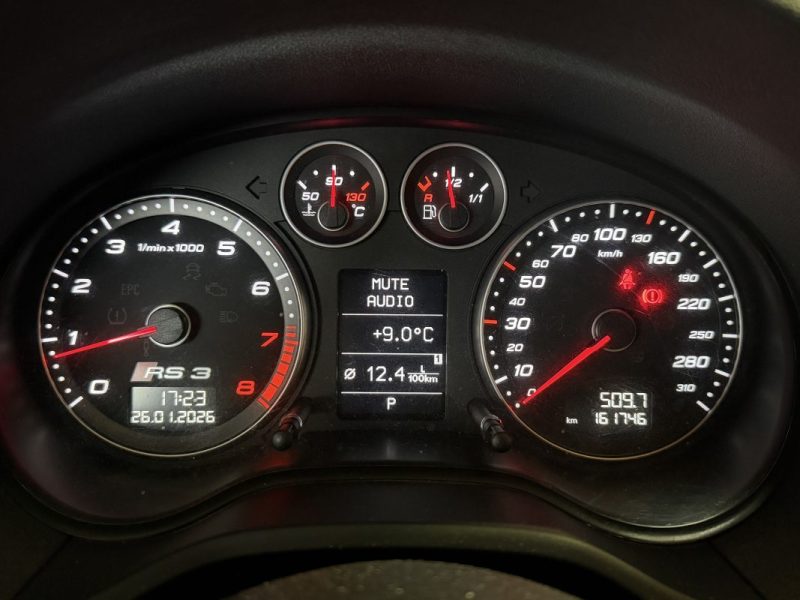 AUDI RS3 8P SPORTBACK 2.5 QUATTRO S-Tronic 340cv - BOSE - SIEGES CHAUFFANTS - CUIR  - 2ème MAIN 