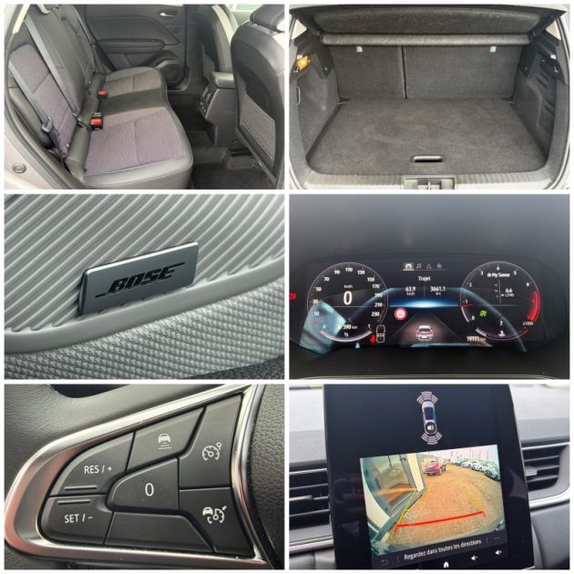 Renault Captur 1.3 TCe 140ch Techno / BOSE / Gd écran 9,2 / Camera / Régulateur adaptatif / Cockpit 