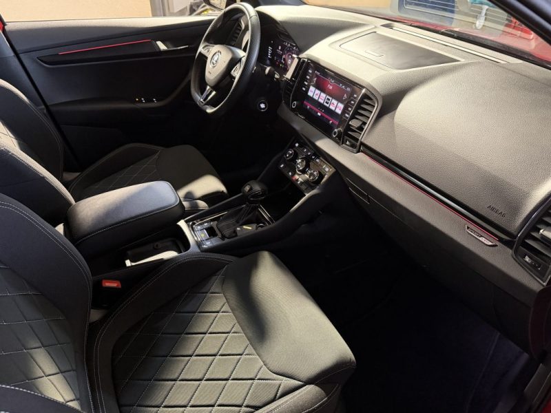 SKODA KAROQ 1.5 TSI 150cv SPORT LINE DSG7 - DISTRIBUTION FAITE - FLEX FUEL - 62 500 klm 