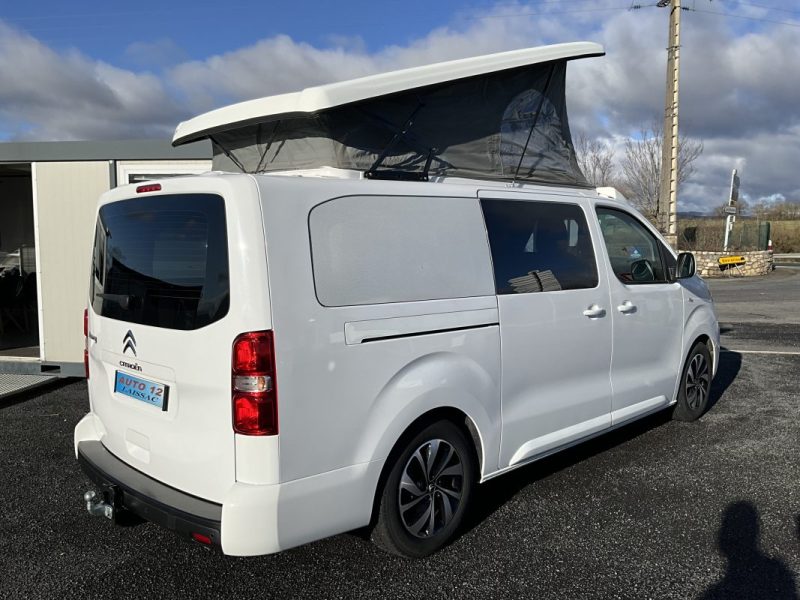 CITROEN JUMPY 2.0 BLUEHDI XL 145 CV CONFORT TOIT OUVRANT, VÉHICULE MODULABLE 3/6/9 PLACES 