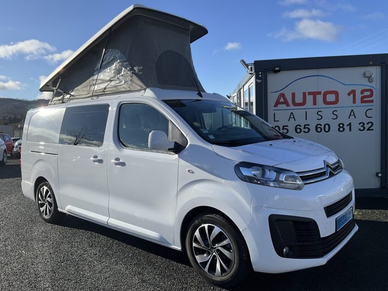CITROEN JUMPY 2.0 BLUEHDI XL 145 CV CONFORT TOIT OUVRANT, VÉHICULE MODULABLE 3/6/9 PLACES 