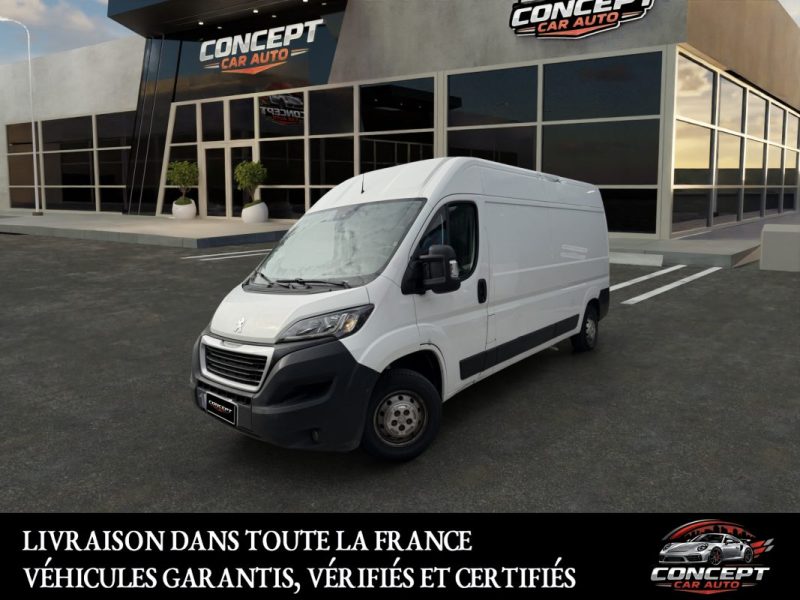 PEUGEOT BOXER FOURGON TOLE 333 L3H2 BLUEHDI 130 SS PREMIUM - 72 500Kms -TVA RECU- Suivit PEUGEOT