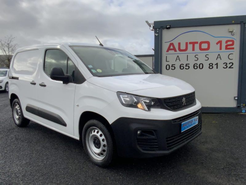 9 990€ HT PEUGEOT PARTNER 3 1.5 BLUEHDI 100 CV 1000KG ASPHALT 2021 *CAMÉRA DE RECUL