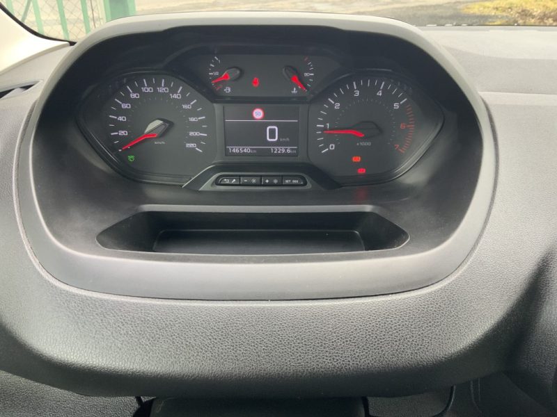 9 990€ HT PEUGEOT PARTNER 3 1.5 BLUEHDI 100 CV 1000KG ASPHALT 2021 *CAMÉRA DE RECUL