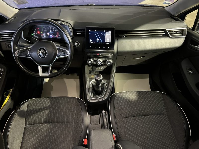RENAULT CLIO V 1.0 TCE 100CH INTENS -  GPS - CAMERA DE RECUL - SUIVI FACTURES RENAULT -79950KM
