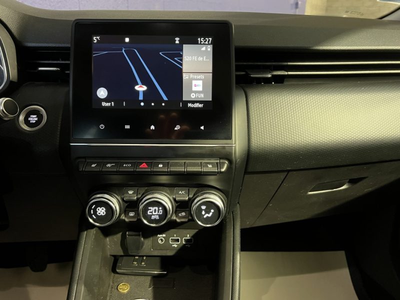 RENAULT CLIO V 1.0 TCE 100CH INTENS -  GPS - CAMERA DE RECUL - SUIVI FACTURES RENAULT -79950KM