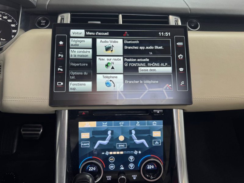 LAND ROVER RANGE ROVER SPORT II 4.4 SDV8 340ch AUTOBIOGRAPHY GARANTIE 12 MOIS HIST.COMPLET 🇨🇵