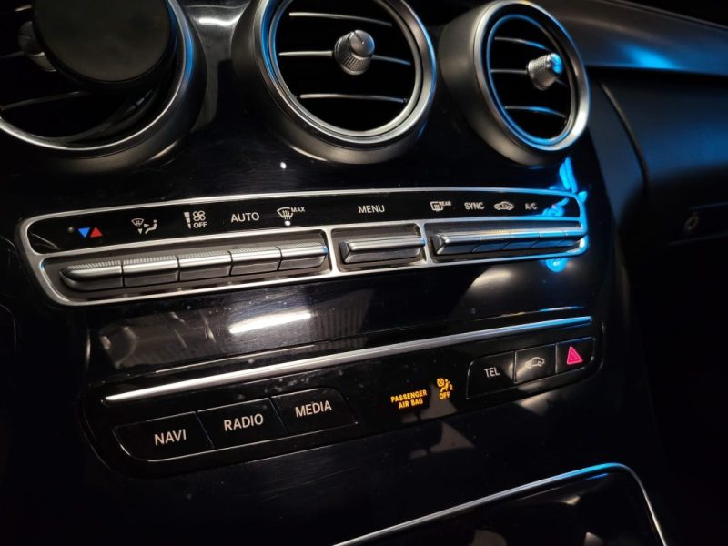 MERCEDES CLASSE C AMG LINE 200d 160cv TOIT OUVRANT - KEYLESS - BURMESTER - 360°