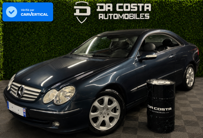 MERCEDES CLK II COUPE ELEGANGE 200 KOMPRESSOR 1.8 163 Cv BOITE AUTO 59 100 Kms - GARANTIE 1 AN
