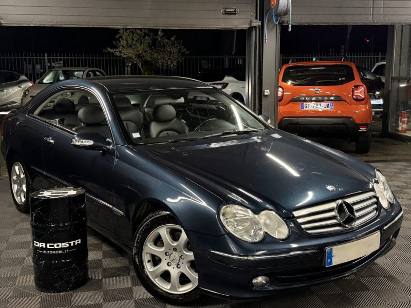 MERCEDES CLK II COUPE ELEGANGE 200 KOMPRESSOR 1.8 163 Cv BOITE AUTO 59 100 Kms - GARANTIE 1 AN