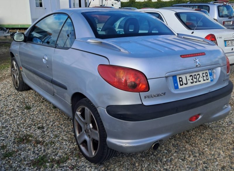 PEUGEOT 206 CC 2.0 16V 136cv 154000km 2002