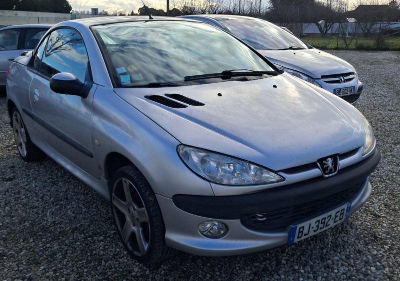 PEUGEOT 206 CC 2.0 16V 136cv 154000km 2002