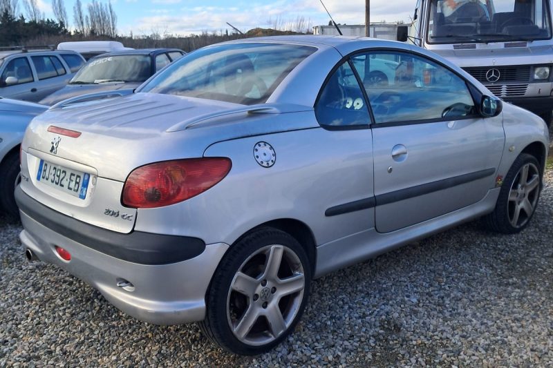 PEUGEOT 206 CC 2.0 16V 136cv 154000km 2002