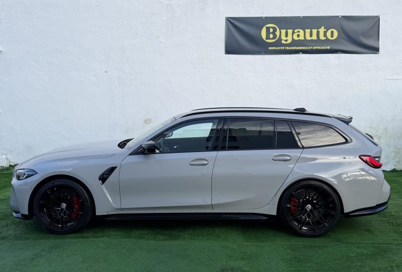 B.M.W. M3 COMPETITION (G81) TOURING 3.0 510CH XDRIVE PACK CARBONE ORIGINE FRANCE GARANTIE 2028