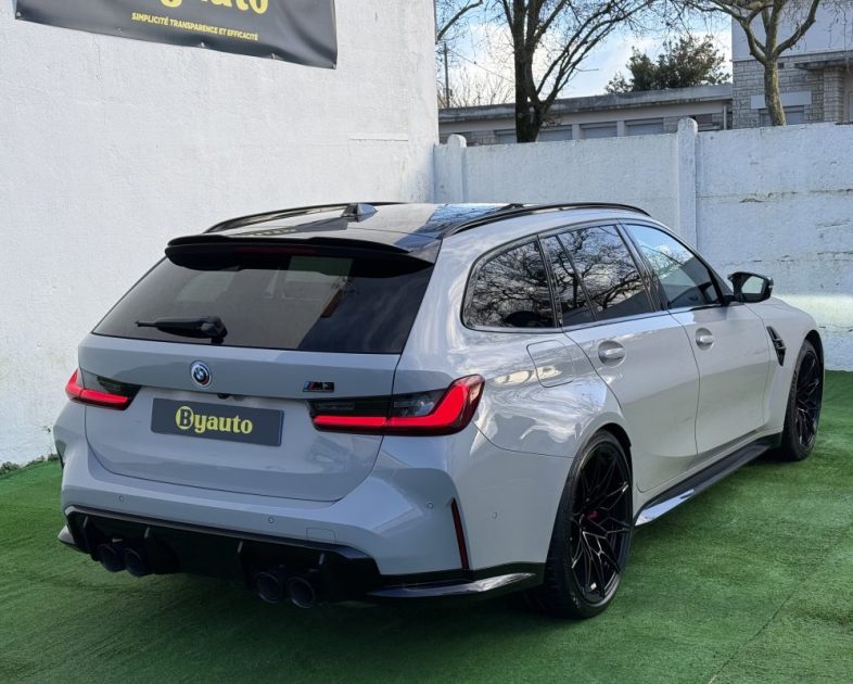 B.M.W. M3 COMPETITION (G81) TOURING 3.0 510CH XDRIVE PACK CARBONE ORIGINE FRANCE GARANTIE 2028