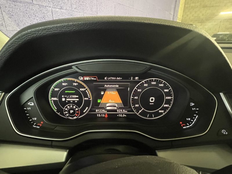 AUDI Q5 HYBRIDE 50 TFSIE 299CH QUATTRO  SLINE - GPS - CUIR - SUIVIE FACTURES AUDI - 80300KM