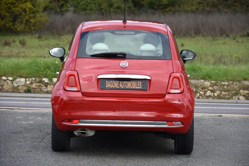 FIAT 500 1.2 8V 69CH LOUNGE - 60 000KM -DISTRI NEUVE 2018