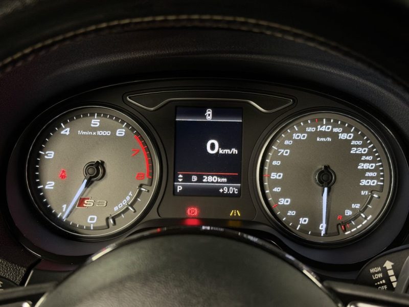 AUDI S3 SPORTBACK 2.0 TFSI 300 QUATTRO TOIT OUVRANT CUIR BOITE AUTO / ORIGINE FRANCE - Garantie 1 an