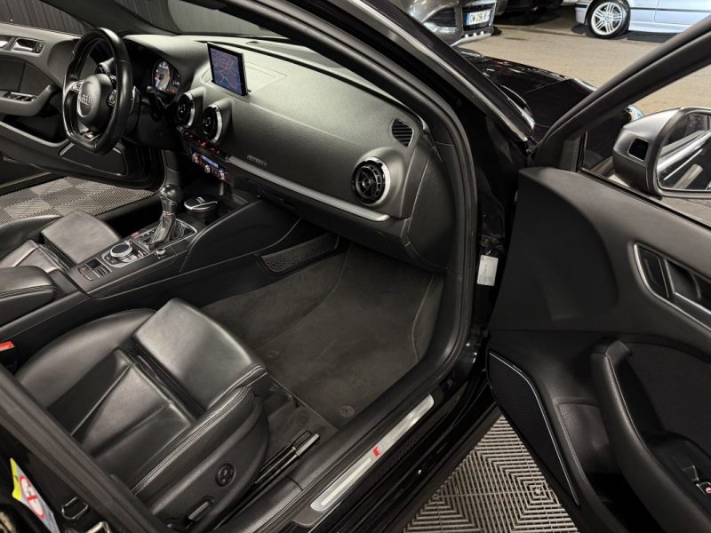 AUDI S3 SPORTBACK 2.0 TFSI 300 QUATTRO TOIT OUVRANT CUIR BOITE AUTO / ORIGINE FRANCE - Garantie 1 an