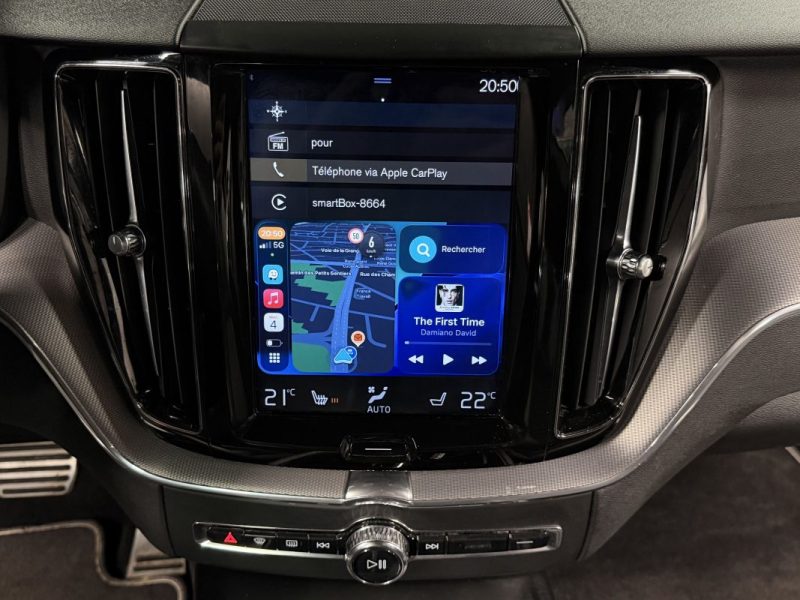 VOLVO XC60 II B4 R-DESIGN 2.0 TDi Mild Hybrid 197 Cv 4x4 BVA8 1ERE MAIN ATTELAGE - GARANTIE 1 AN