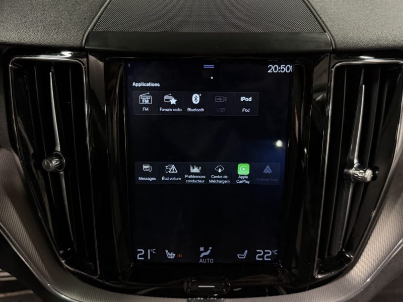 VOLVO XC60 II B4 R-DESIGN 2.0 TDi Mild Hybrid 197 Cv 4x4 BVA8 1ERE MAIN ATTELAGE - GARANTIE 1 AN