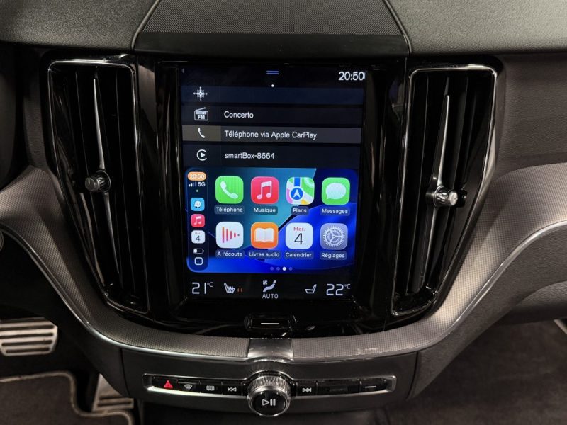 VOLVO XC60 II B4 R-DESIGN 2.0 TDi Mild Hybrid 197 Cv 4x4 BVA8 1ERE MAIN ATTELAGE - GARANTIE 1 AN