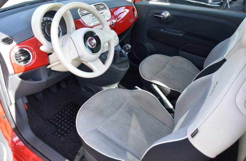 FIAT 500 1.2 8V 69CH LOUNGE - 45 800 KM -DISTRI NEUVE 2015