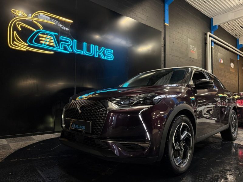 DS DS3 CROSSBACK Grand Chic 130CH EAT8 / CUIR COMPLET + AFFICHAGE TETE HAUTE + DS LED VISION / 