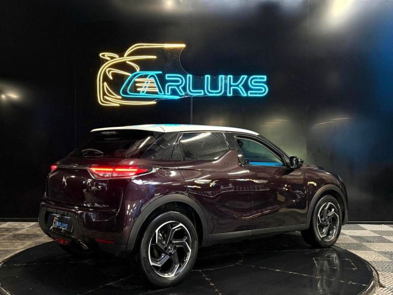 DS DS3 CROSSBACK Grand Chic 130CH EAT8 / CUIR COMPLET + AFFICHAGE TETE HAUTE + DS LED VISION / 