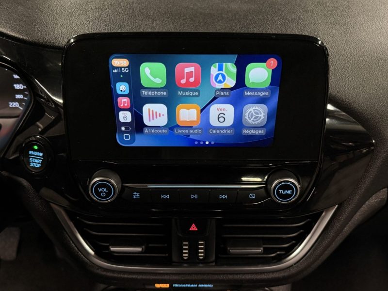 FORD FIESTA 5 PHASE 2 TITANIUM 1.0 ECOBOOST 100 Cv APPLE CARPLAY & ANDROID AUTO - GARANTIE 1 AN