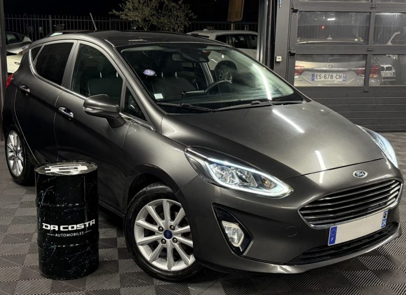 FORD FIESTA 5 PHASE 2 TITANIUM 1.0 ECOBOOST 100 Cv APPLE CARPLAY & ANDROID AUTO - GARANTIE 1 AN