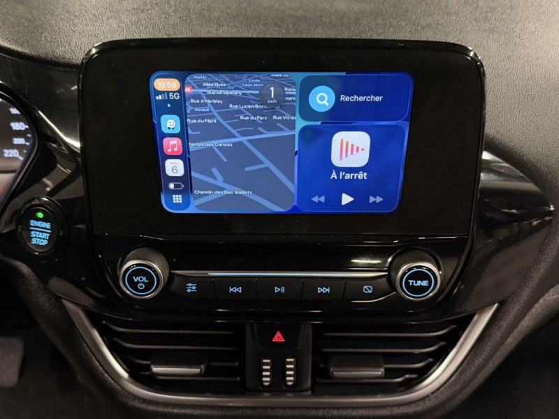 FORD FIESTA 5 PHASE 2 TITANIUM 1.0 ECOBOOST 100 Cv APPLE CARPLAY & ANDROID AUTO - GARANTIE 1 AN