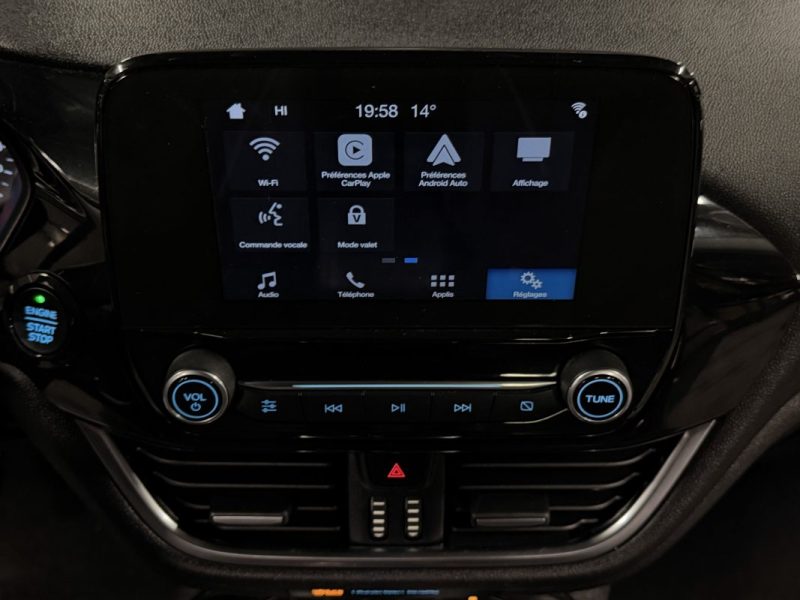 FORD FIESTA 5 PHASE 2 TITANIUM 1.0 ECOBOOST 100 Cv APPLE CARPLAY & ANDROID AUTO - GARANTIE 1 AN