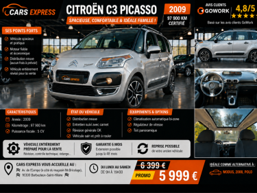 CITROEN C3 PICASSO 1,6 HDI TOIT PANORAMIQUE GARANTIE 6MOIS