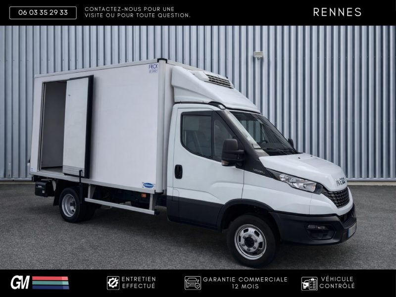 IVECO DAILY FRIGO /  TVA RÉCUPÉRABLE / 1ÈRE MAIN HAYON /  3 PLACES / CTTE